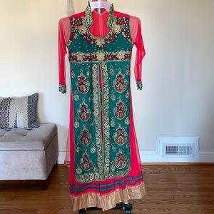 Georgette Party Salwar Kameez with Dupatta | India Pakistan Bangladesh